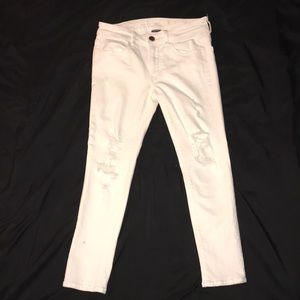 White American Eagle Legging Crop